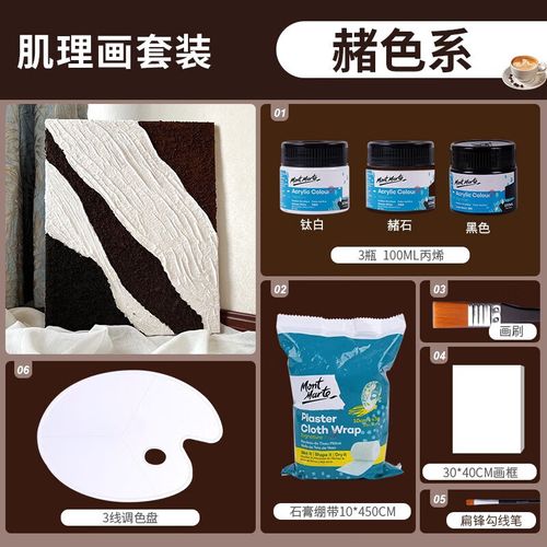 石灰與石膏的對話 用蒙瑪特石膏繃帶觸碰肌理畫的原始美學